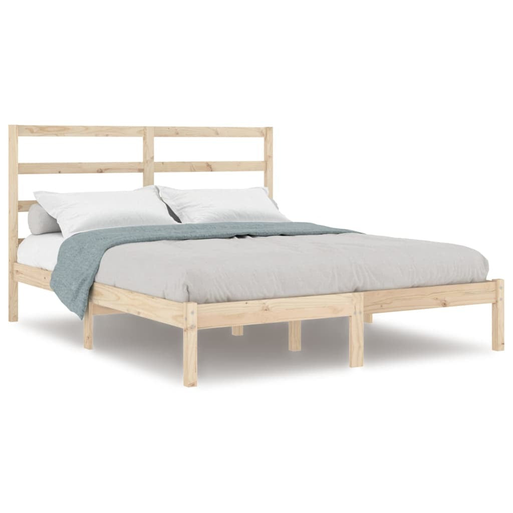 Bed Frame Solid Wood 120x190 cm 4FT Small Double
