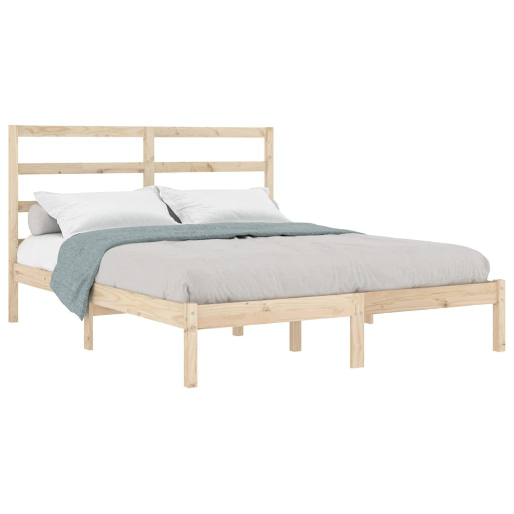 Bed Frame Solid Wood 120x190 cm 4FT Small Double
