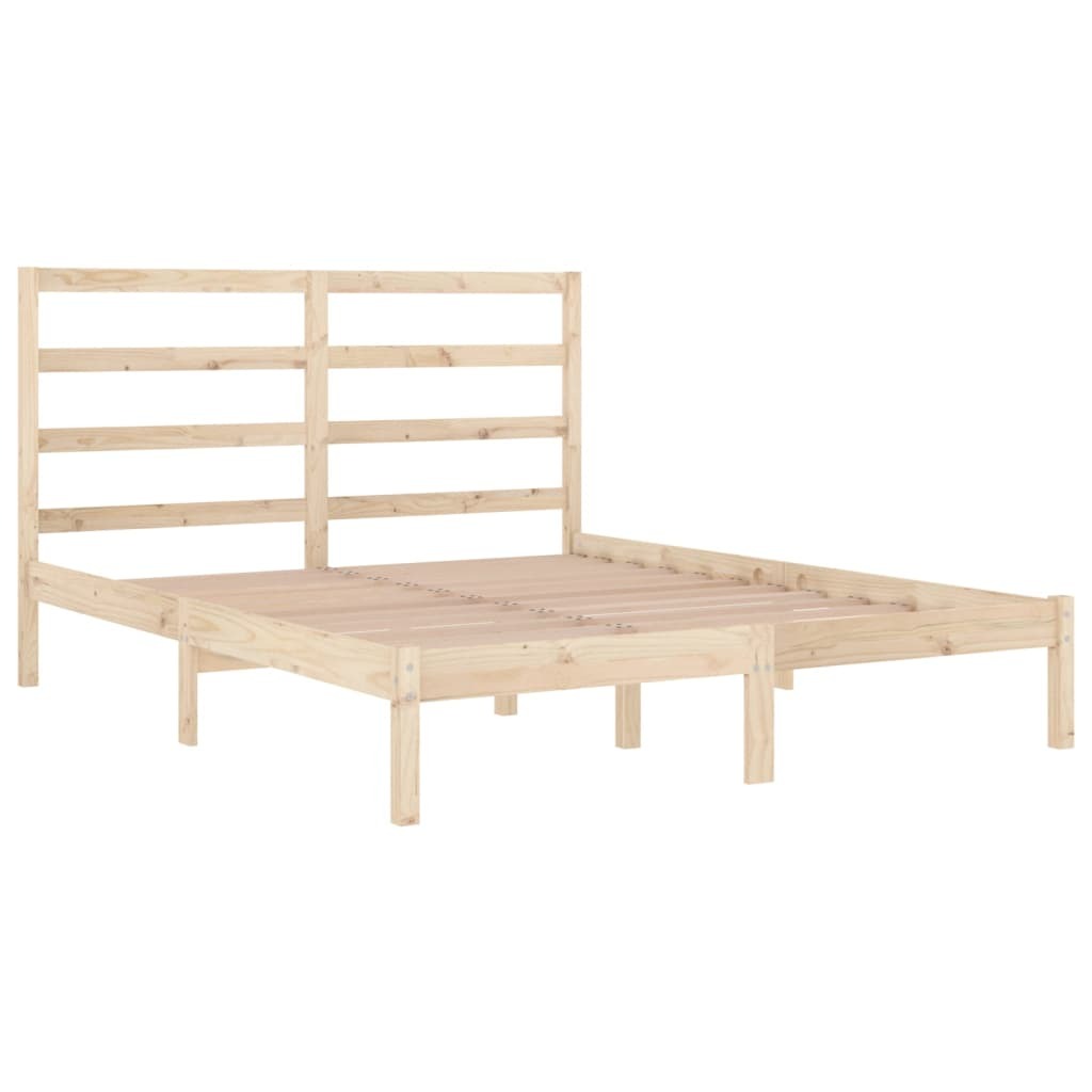 Bed Frame Solid Wood 120x190 cm 4FT Small Double