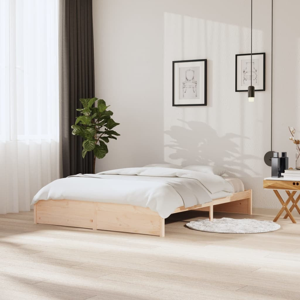 Bed Frame Solid Wood 160x200 cm