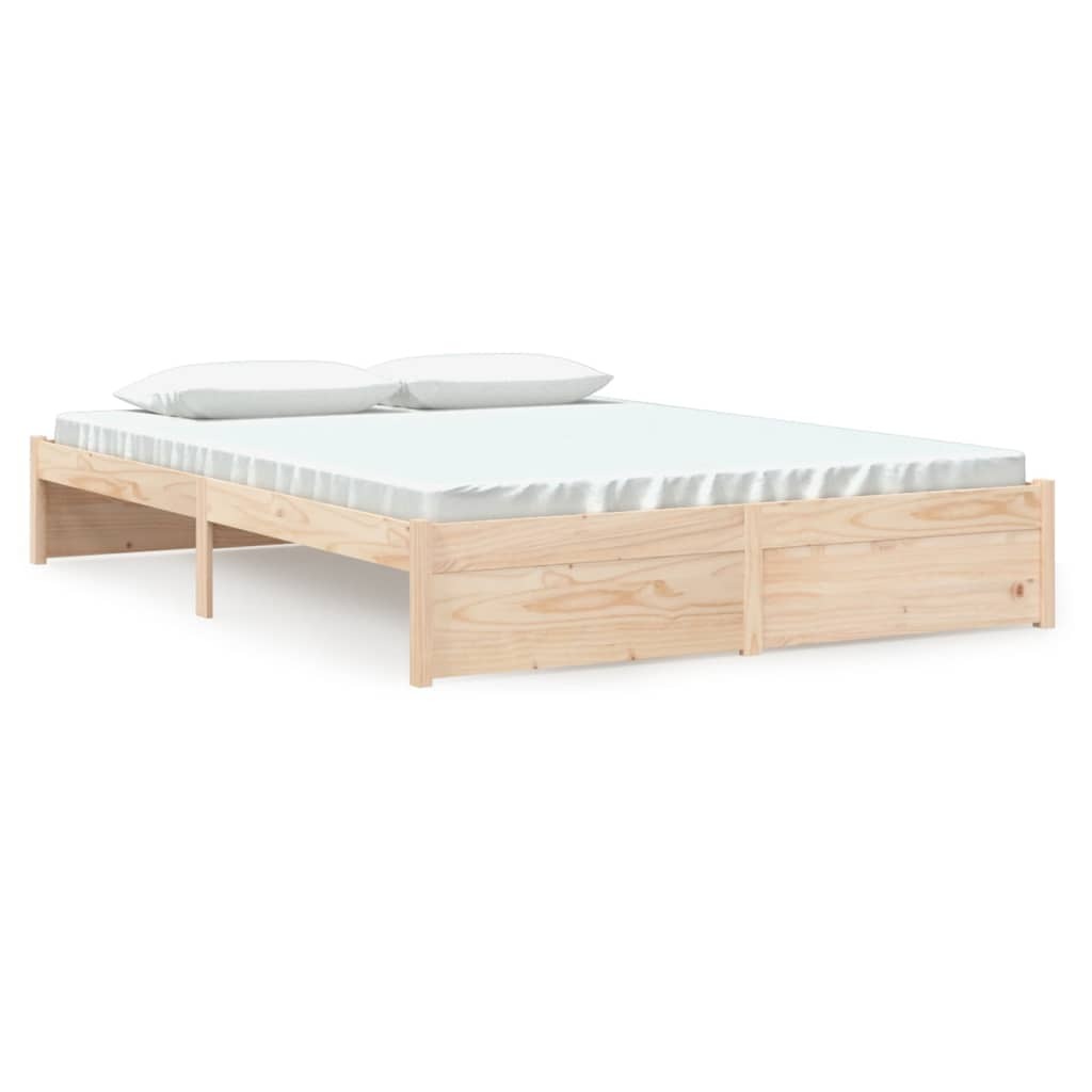 Bed Frame Solid Wood 160x200 cm