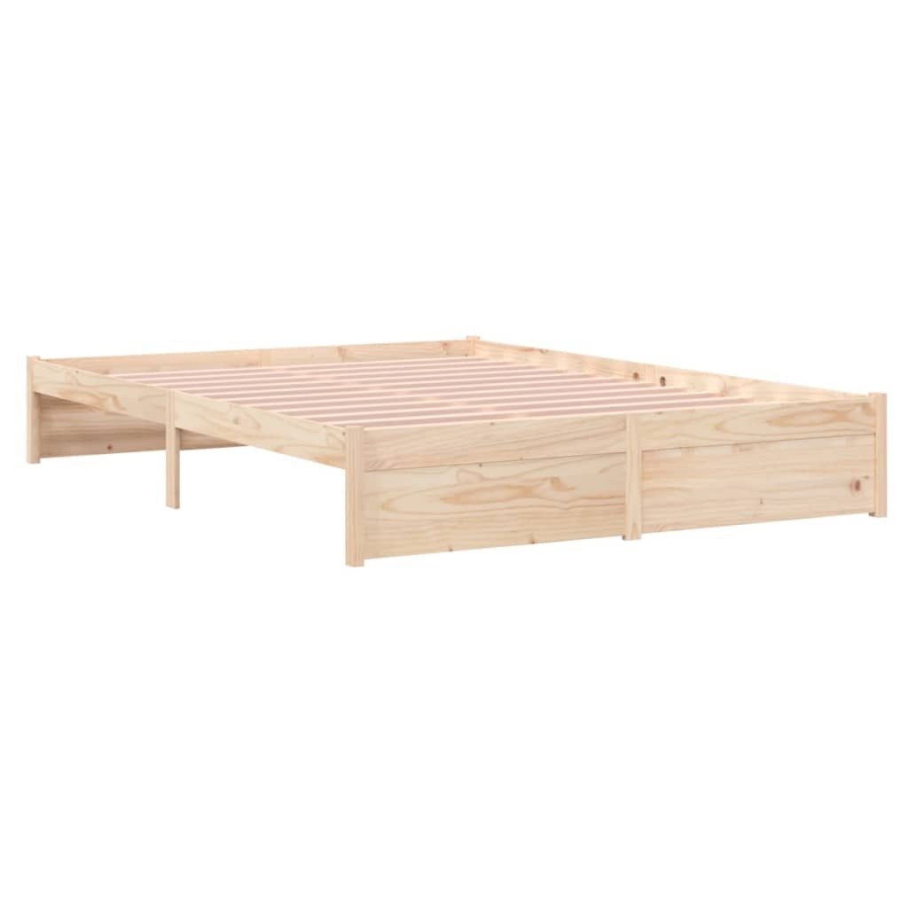 Bed Frame Solid Wood 160x200 cm