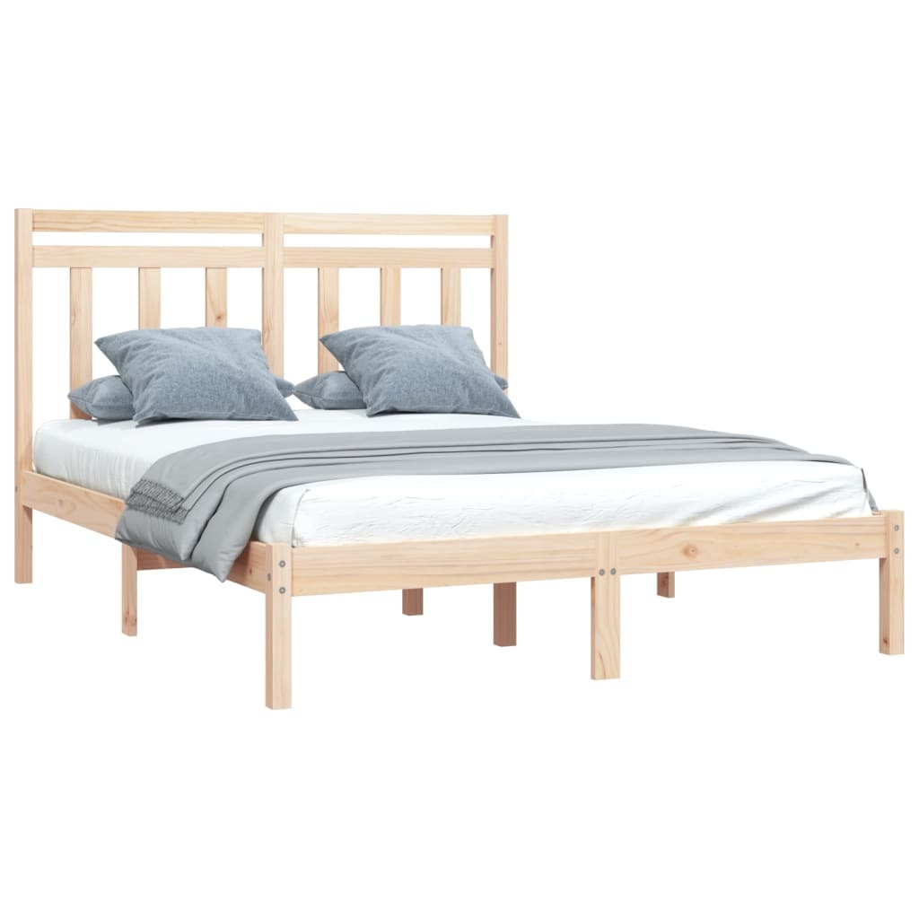 Bed Frame Solid Wood 120x190 cm 4FT Small Double