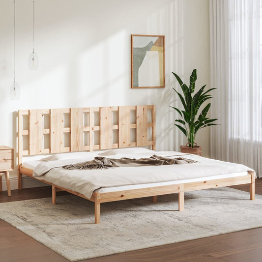 Bed Frame Solid Wood Pine 200x200 cm