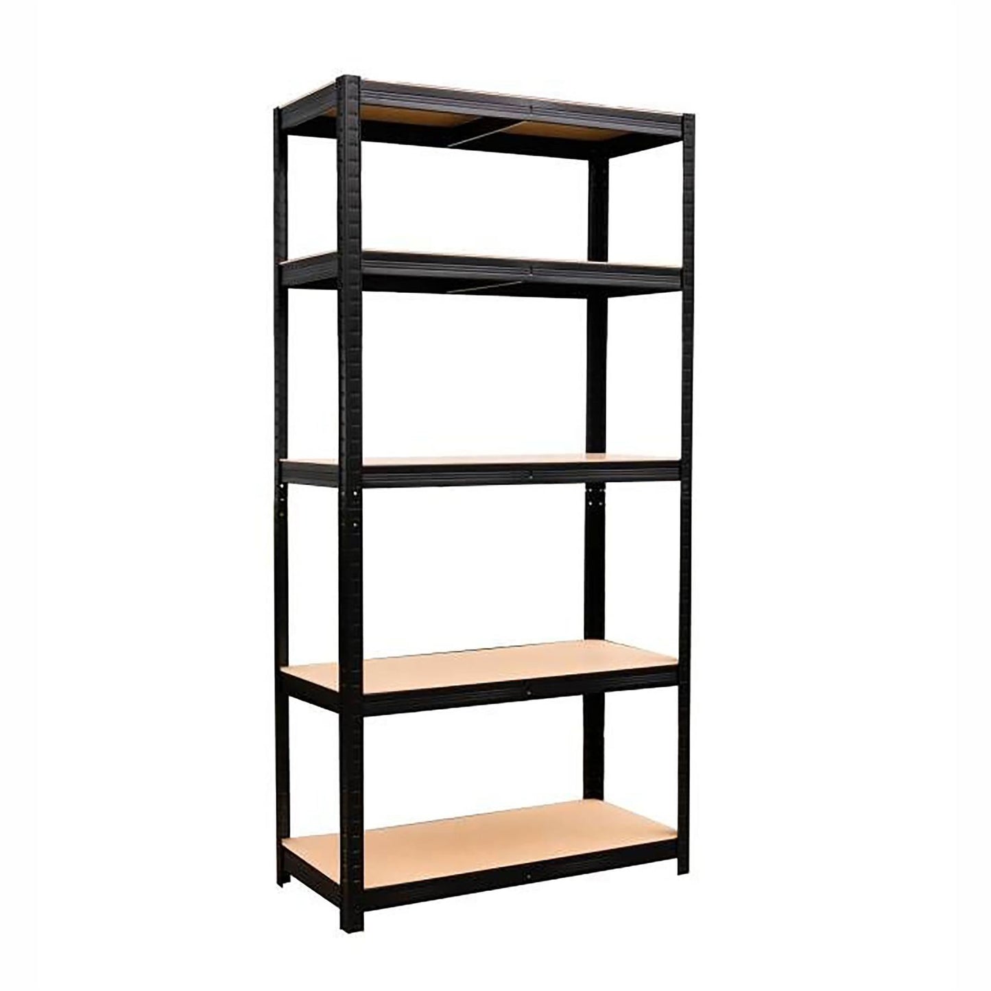 Large 5 Tier Garage Shelving Racking - Black