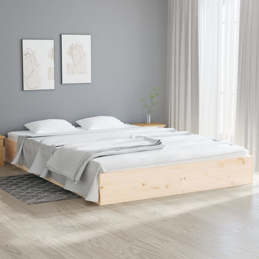 Bed Frame Solid Wood 120x200 cm
