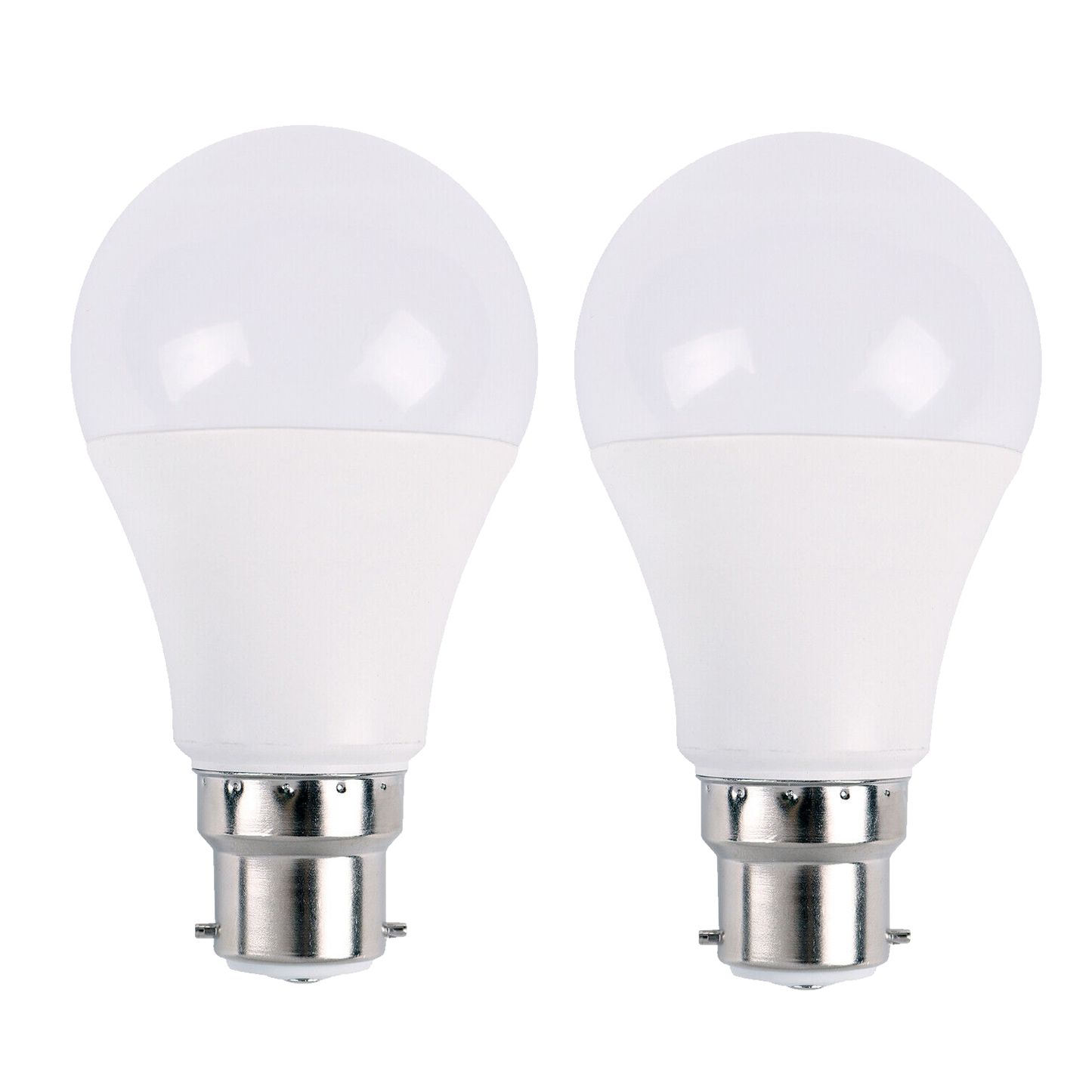 2 Pack 3W B22 Screw LED Light GLS bulbs, Energy Saving Edison  Cool White 6000K non dimmable lights