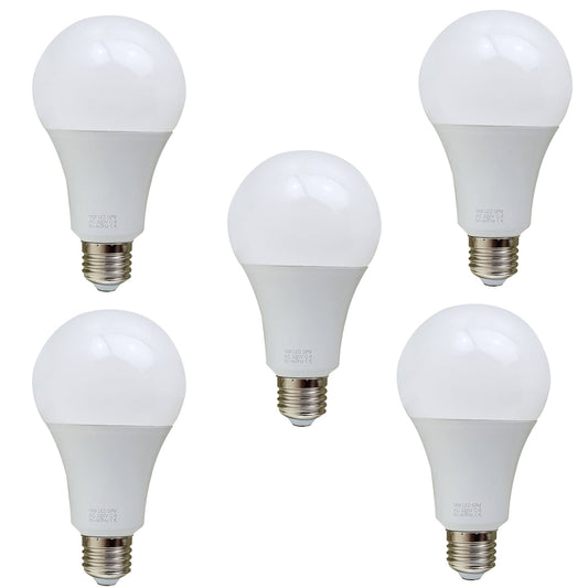 5 Pack 25W E27 Screw LED Light GLS bulbs, Energy Saving Edison  Cool White 6000K non dimmable lights