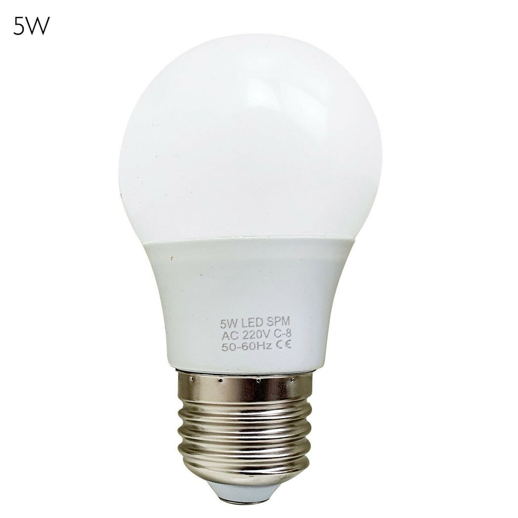 10 Pack 5W E27 Screw LED Light GLS bulbs, Energy Saving Edison  Cool White 6000K non dimmable lights