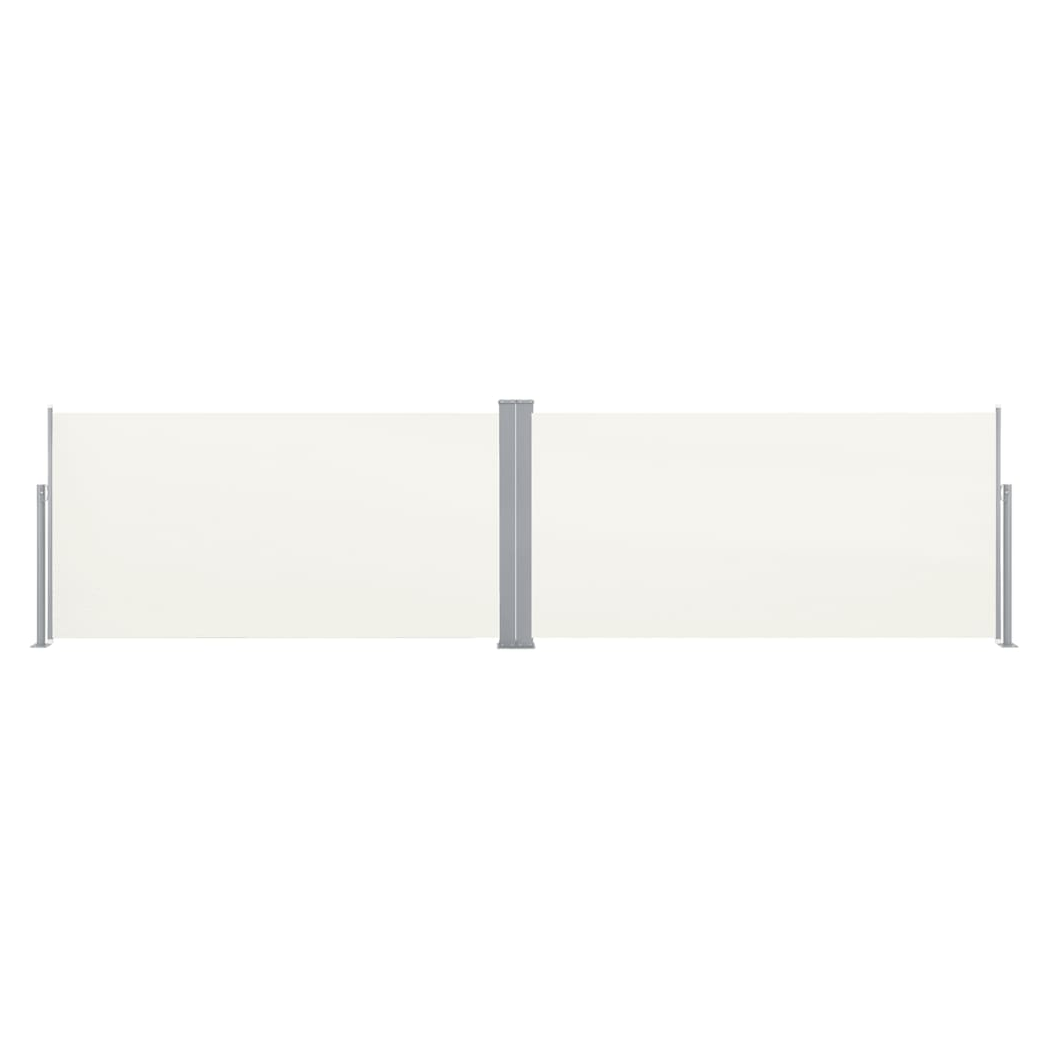 Retractable Side Awning 160x600 cm Cream