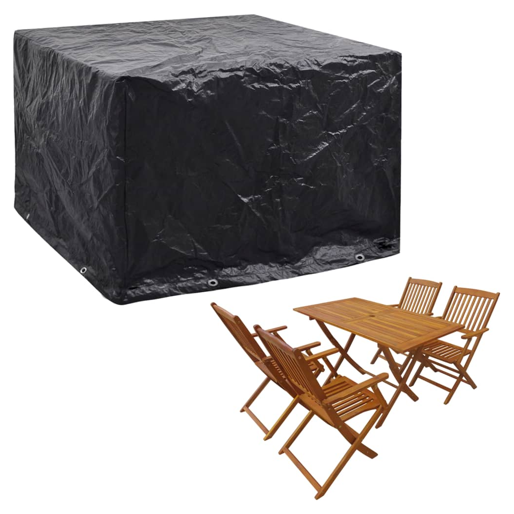 Garden Furniture Covers 2 pcs 8 Eyelets 122x112x98 cm