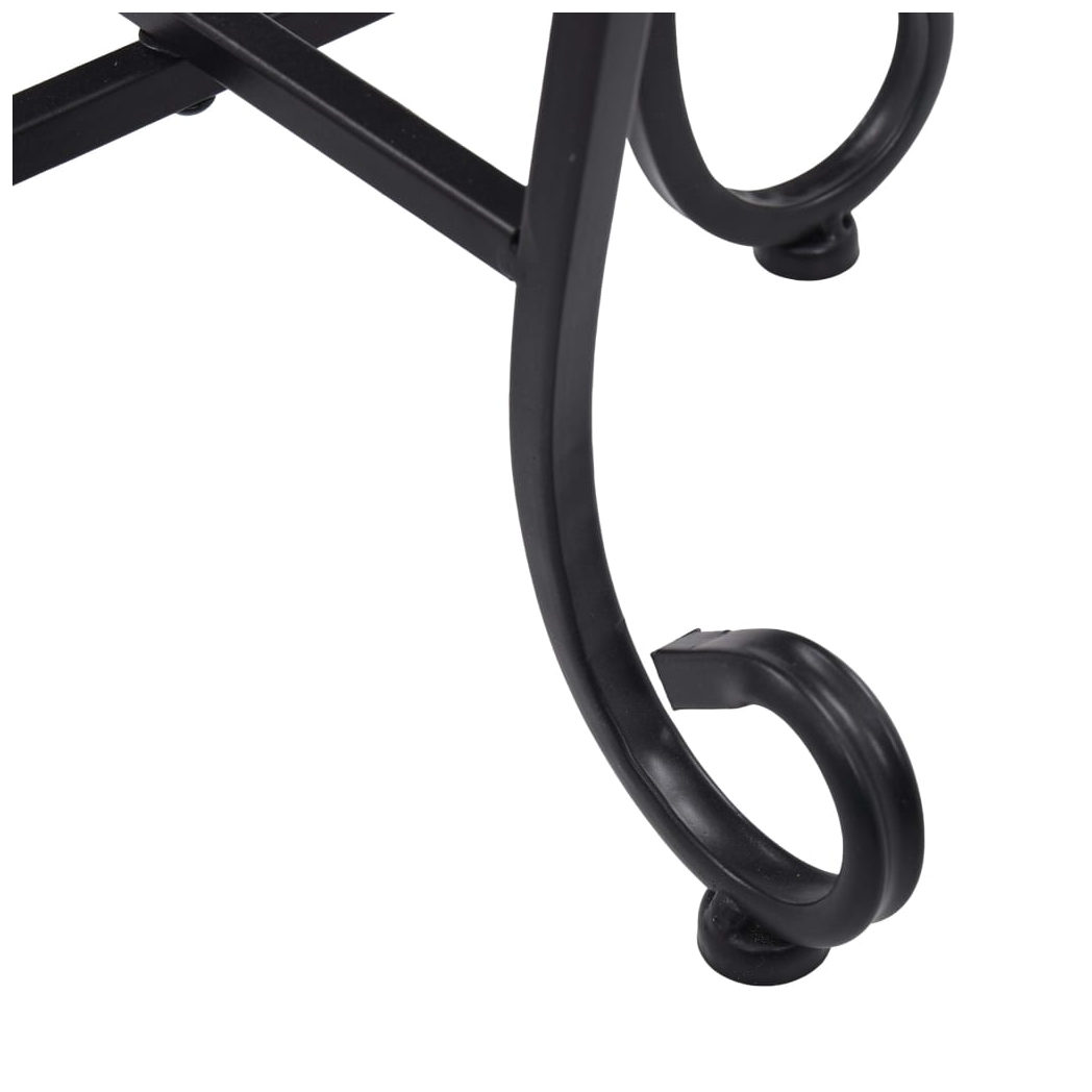 Mosaic Tables 3 pcs Black and White Ceramic