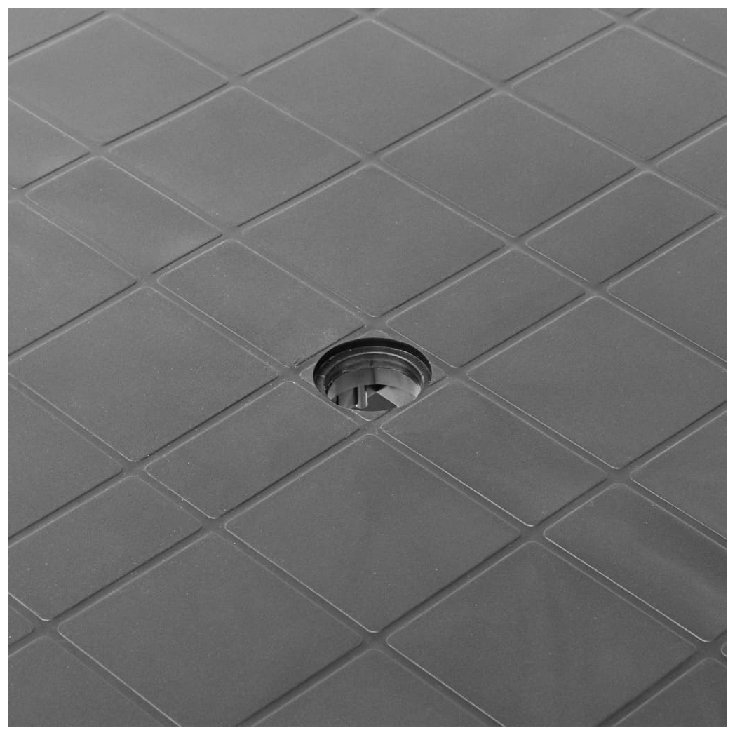 Garden Table Anthracite 80x75x72 cm Plastic