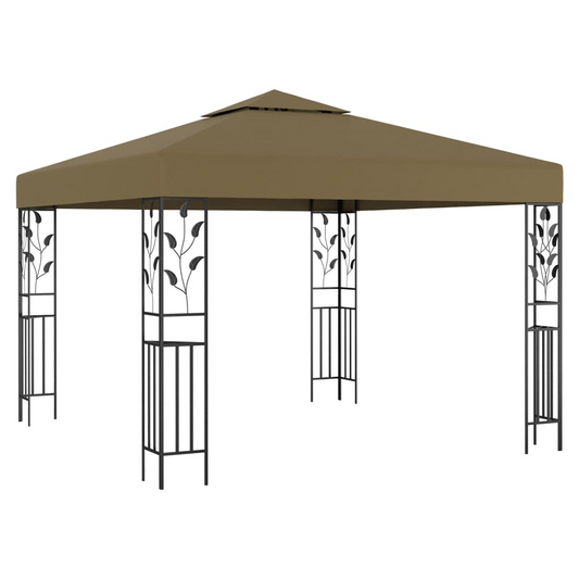 Gazebo 3x3 m Taupe 180 g/m