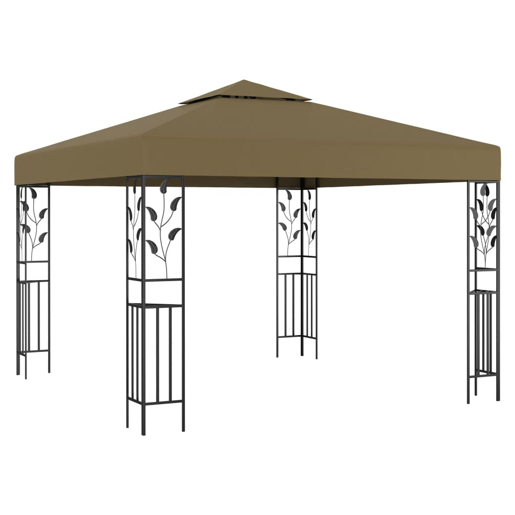 Gazebo 3x3 m Taupe 180 g/m