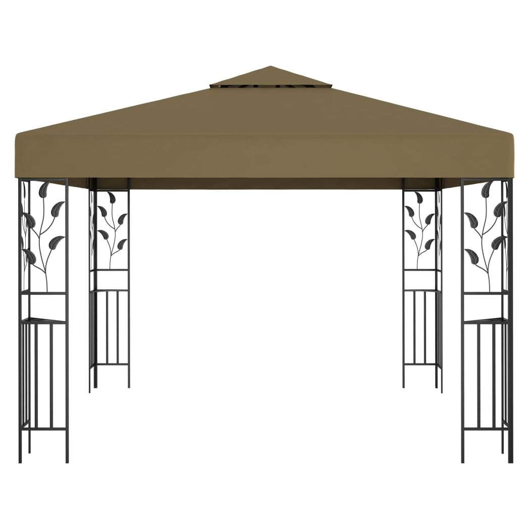 Gazebo 3x3 m Taupe 180 g/m