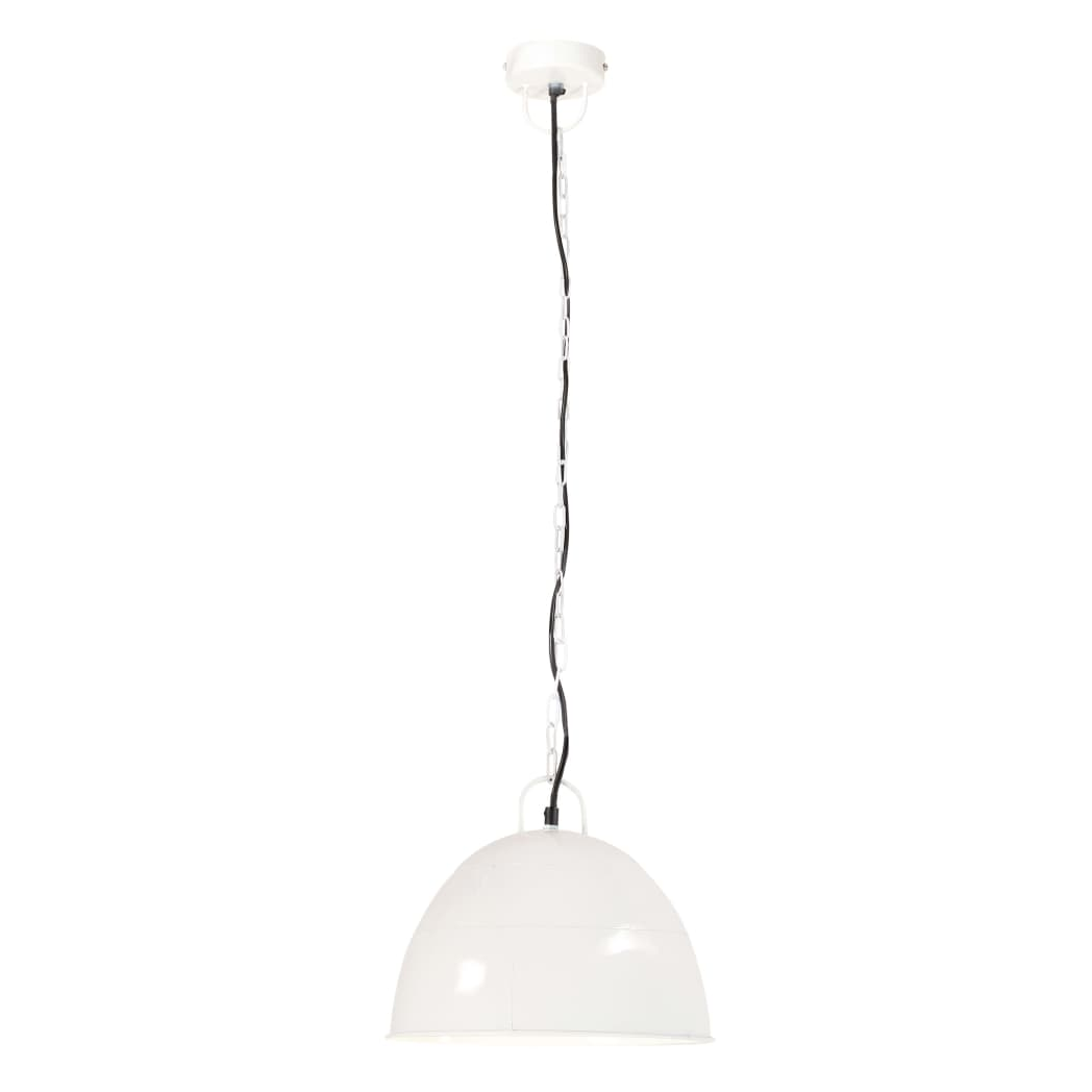 Industrial Vintage Hanging Lamp 25 W White Round 31 cm E27