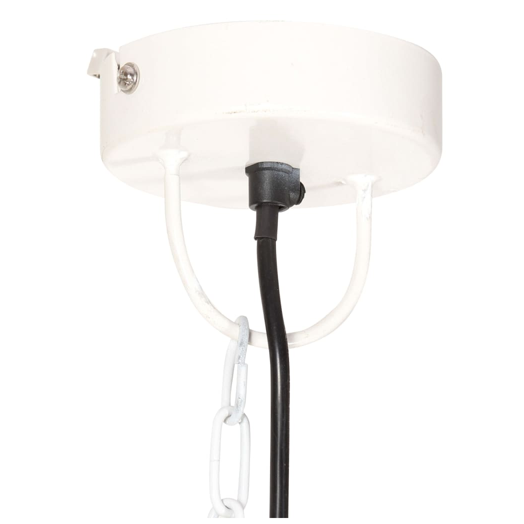 Industrial Vintage Hanging Lamp 25 W White Round 31 cm E27