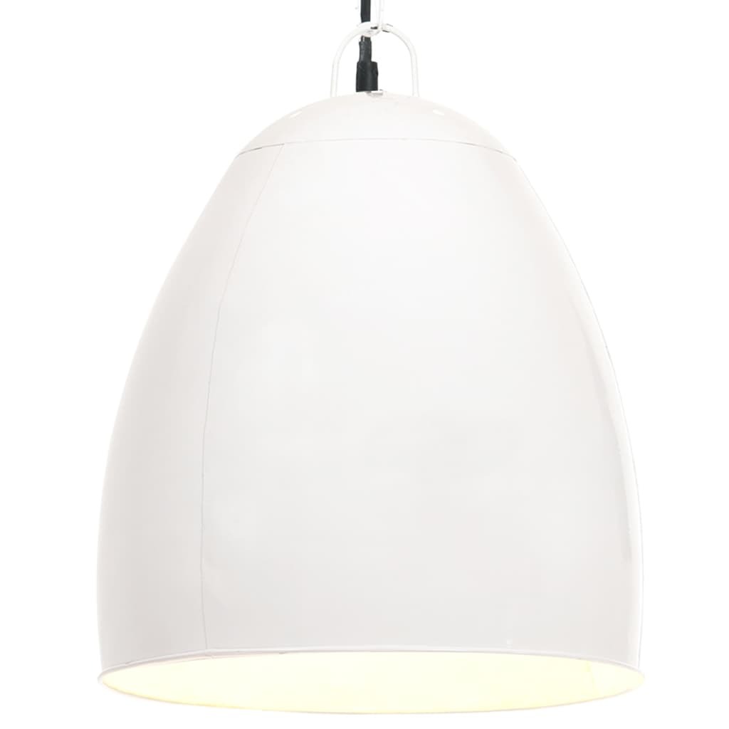 Industrial Hanging Lamp 25 W White Round 42 cm E27