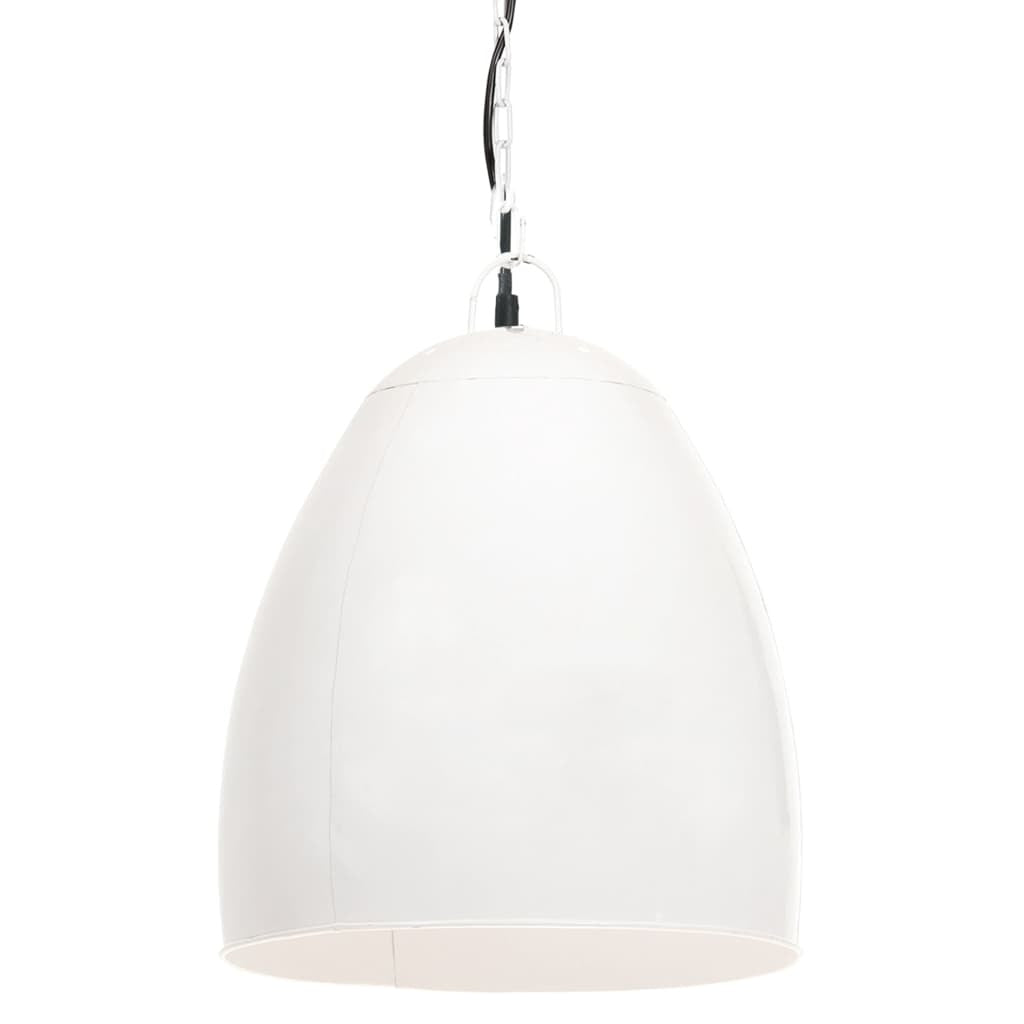 Industrial Hanging Lamp 25 W White Round 42 cm E27