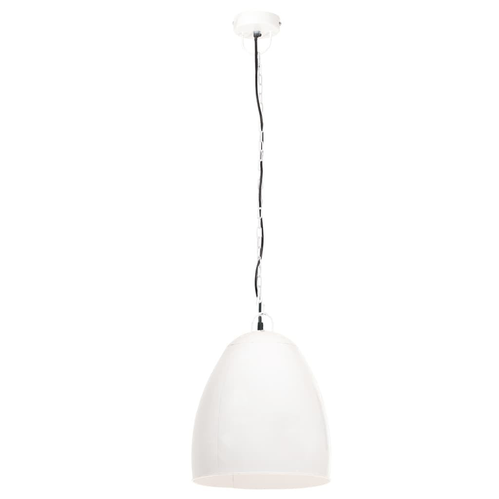 Industrial Hanging Lamp 25 W White Round 42 cm E27