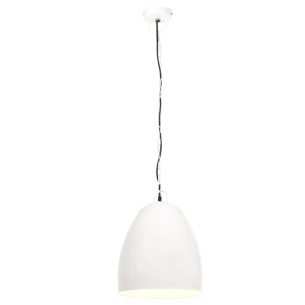 Industrial Hanging Lamp 25 W White Round 42 cm E27
