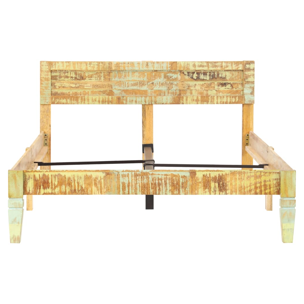 Bed Frame Solid Reclaimed Wood 120x200 cm