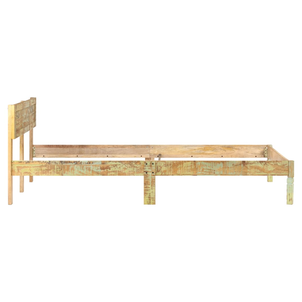 Bed Frame Solid Reclaimed Wood 120x200 cm