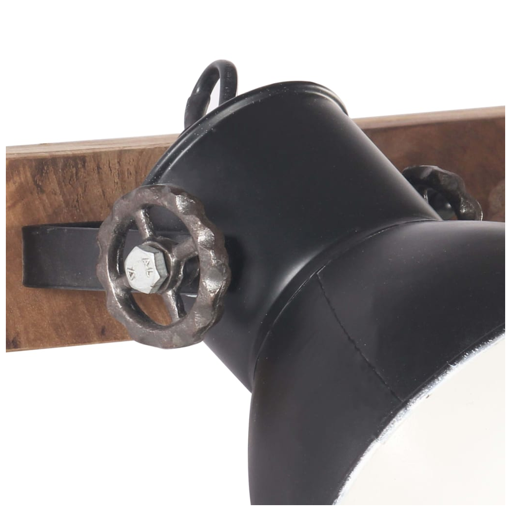 Industrial Wall Lamp Black 90x25 cm E27