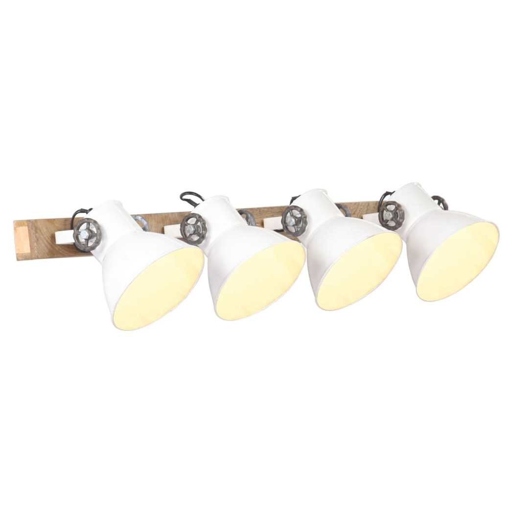 Industrial Wall Lamp White 90x25 cm E27