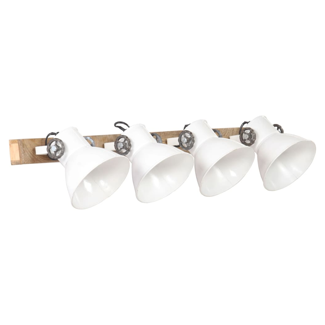 Industrial Wall Lamp White 90x25 cm E27