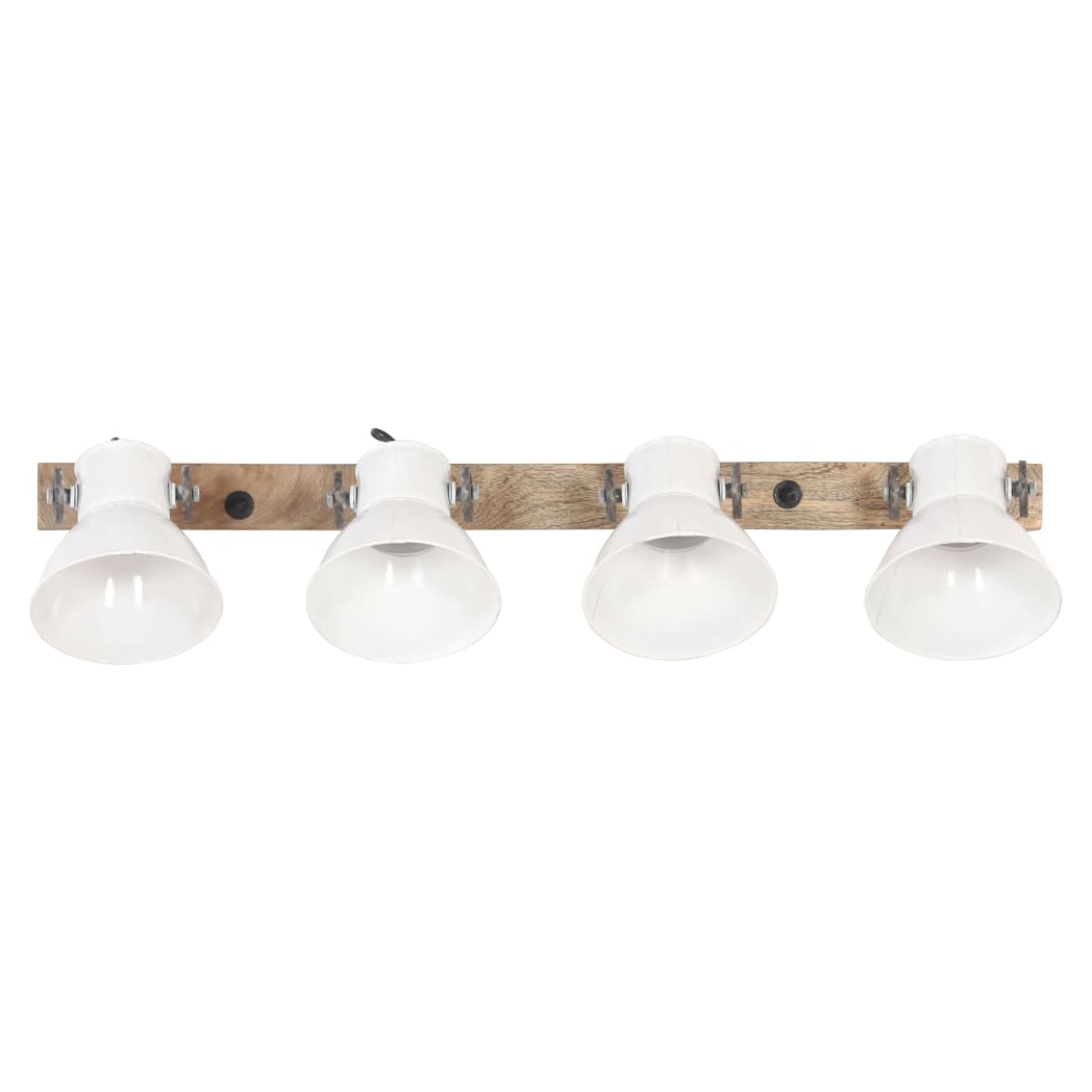 Industrial Wall Lamp White 90x25 cm E27