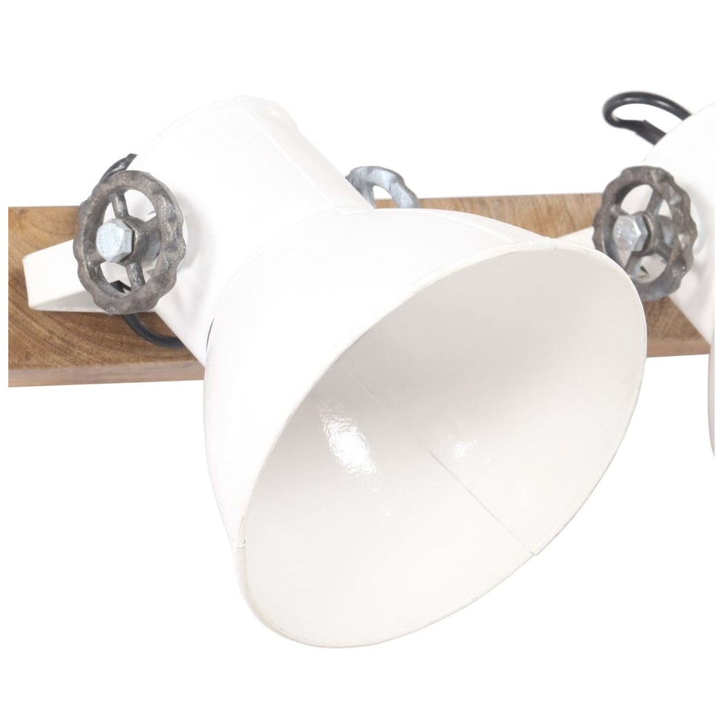 Industrial Wall Lamp White 90x25 cm E27