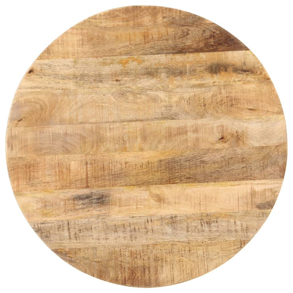 Bistro Table Round 70x75 cm Rough Mango Wood