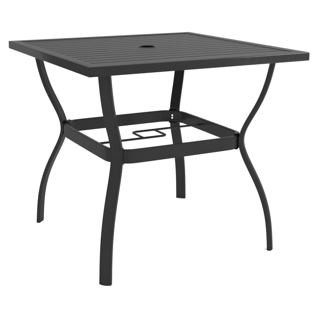 Garden Table Anthracite 81.5x81.5x72 cm Steel