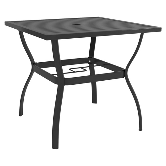 Garden Table Anthracite 81.5x81.5x72 cm Steel