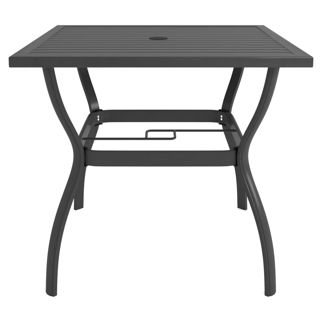 Garden Table Anthracite 81.5x81.5x72 cm Steel