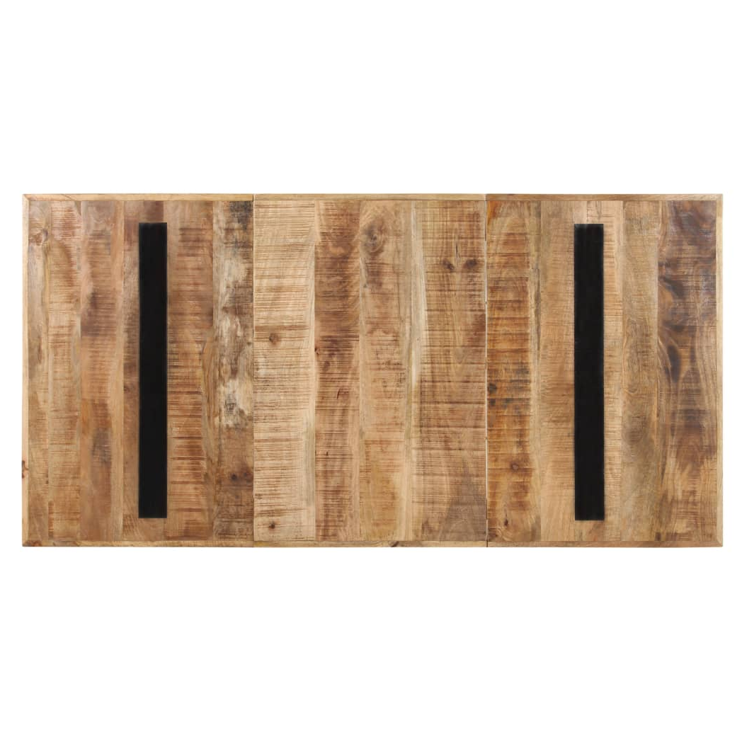 Dining Table 180x90x76 cm Rough Mango Wood