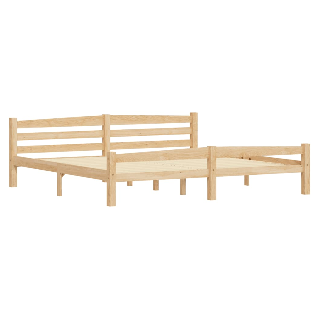 Bed Frame Solid Pinewood 200x200 cm