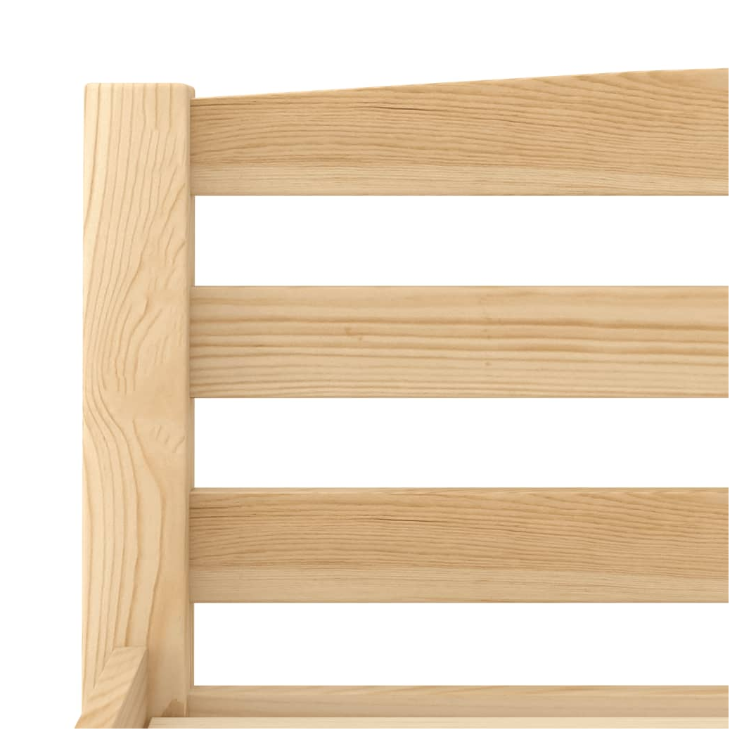 Bed Frame Solid Pinewood 200x200 cm