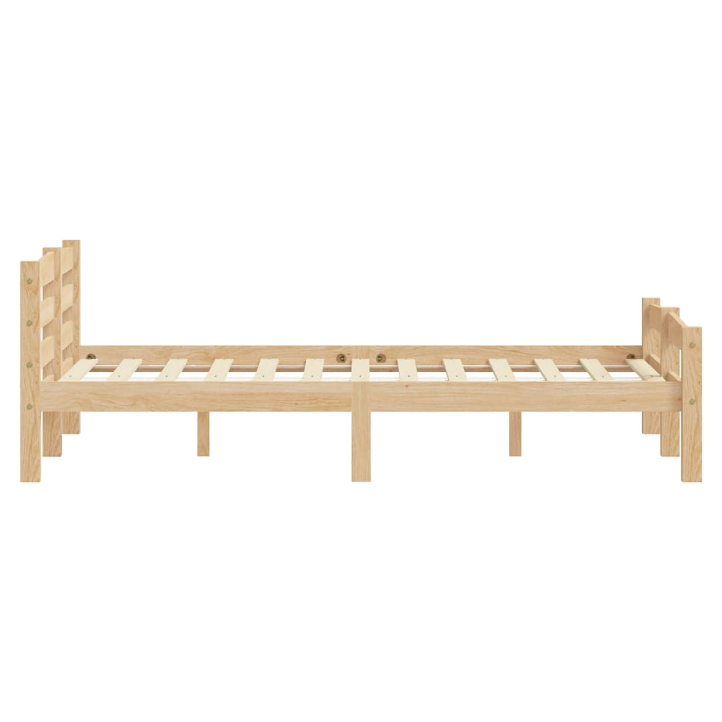 Bed Frame Solid Pinewood 160x200 cm