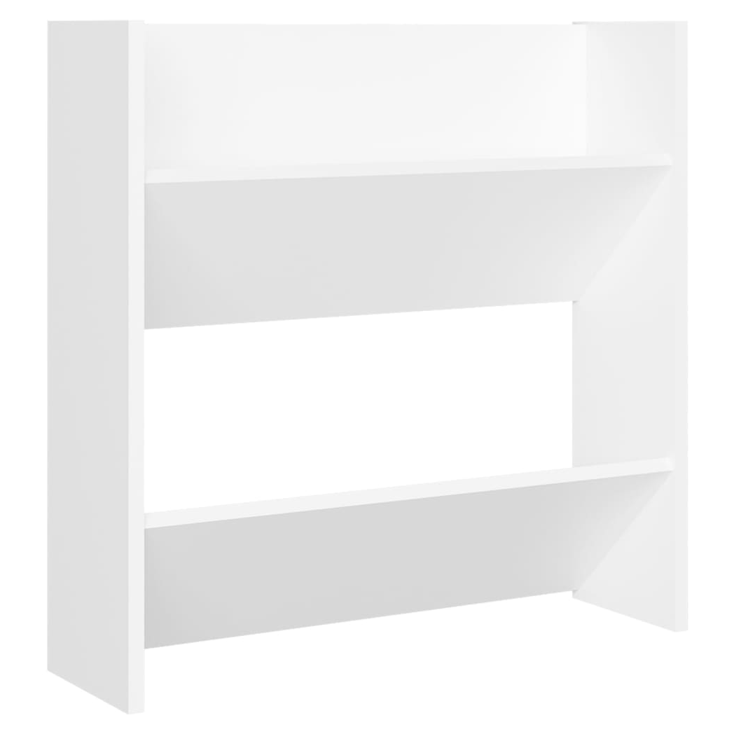 Wall Shoe Cabinets 4 pcs White 60x18x60 cm Engineered Wood