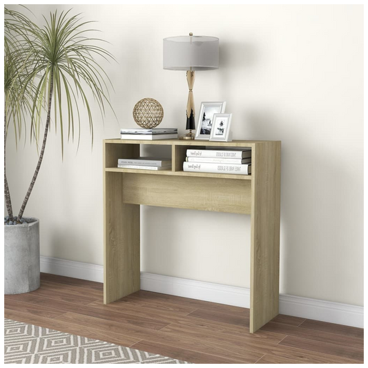 Console Table Sonoma Oak 78x30x80 cm Engineered Wood