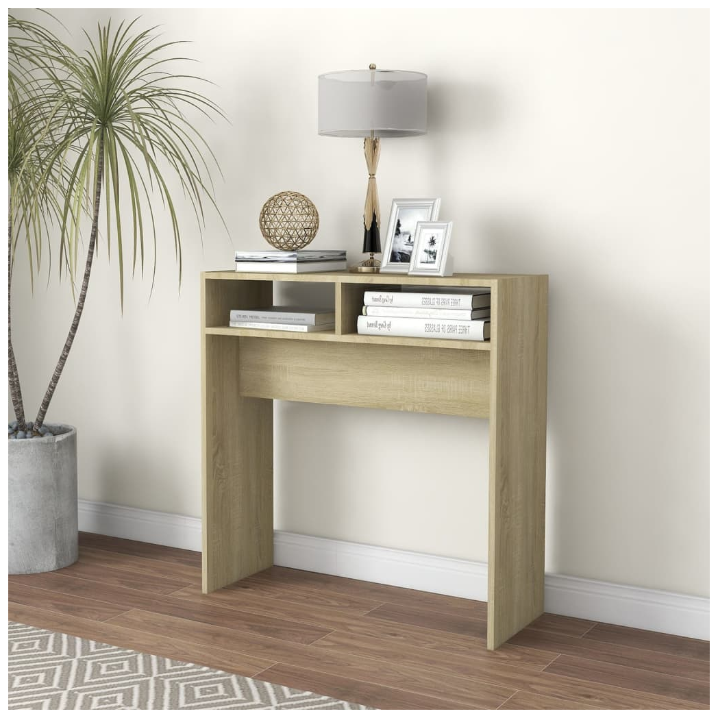 Console Table Sonoma Oak 78x30x80 cm Engineered Wood