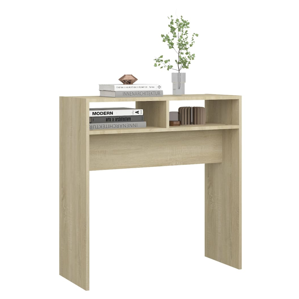 Console Table Sonoma Oak 78x30x80 cm Engineered Wood