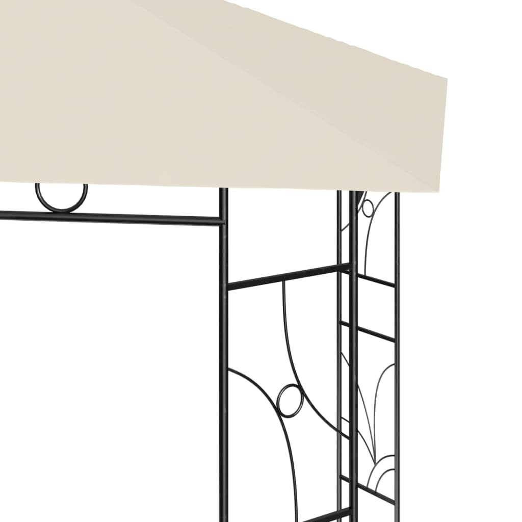 Gazebo 4x3x2.7 m Cream 160 g/m