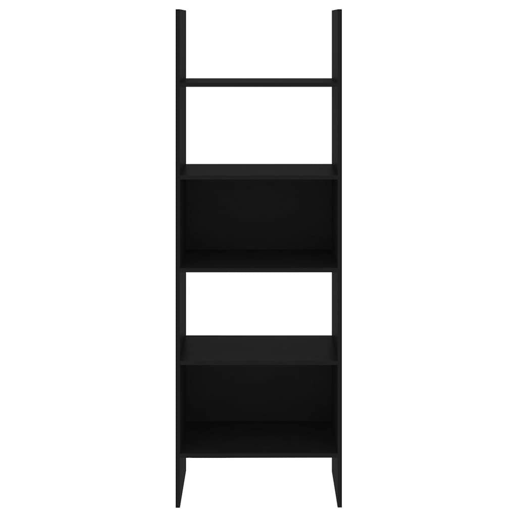 Book Cabinet Black 60x35x180 cm Engineered Wood