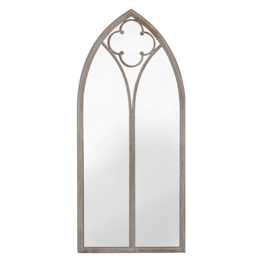 Garden Mirror Sand 70x30 cm Iron for Outdoor Use