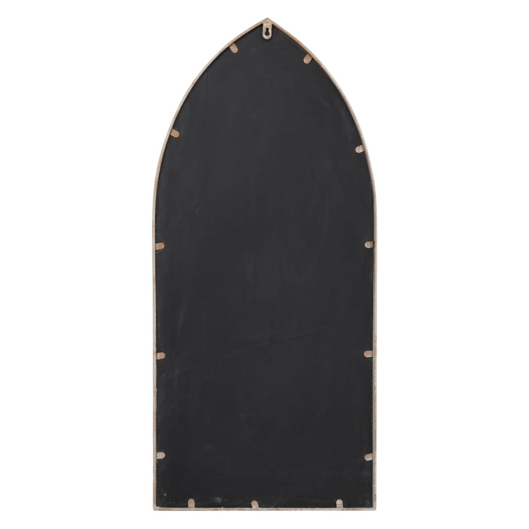 Garden Mirror Sand 70x30 cm Iron for Outdoor Use