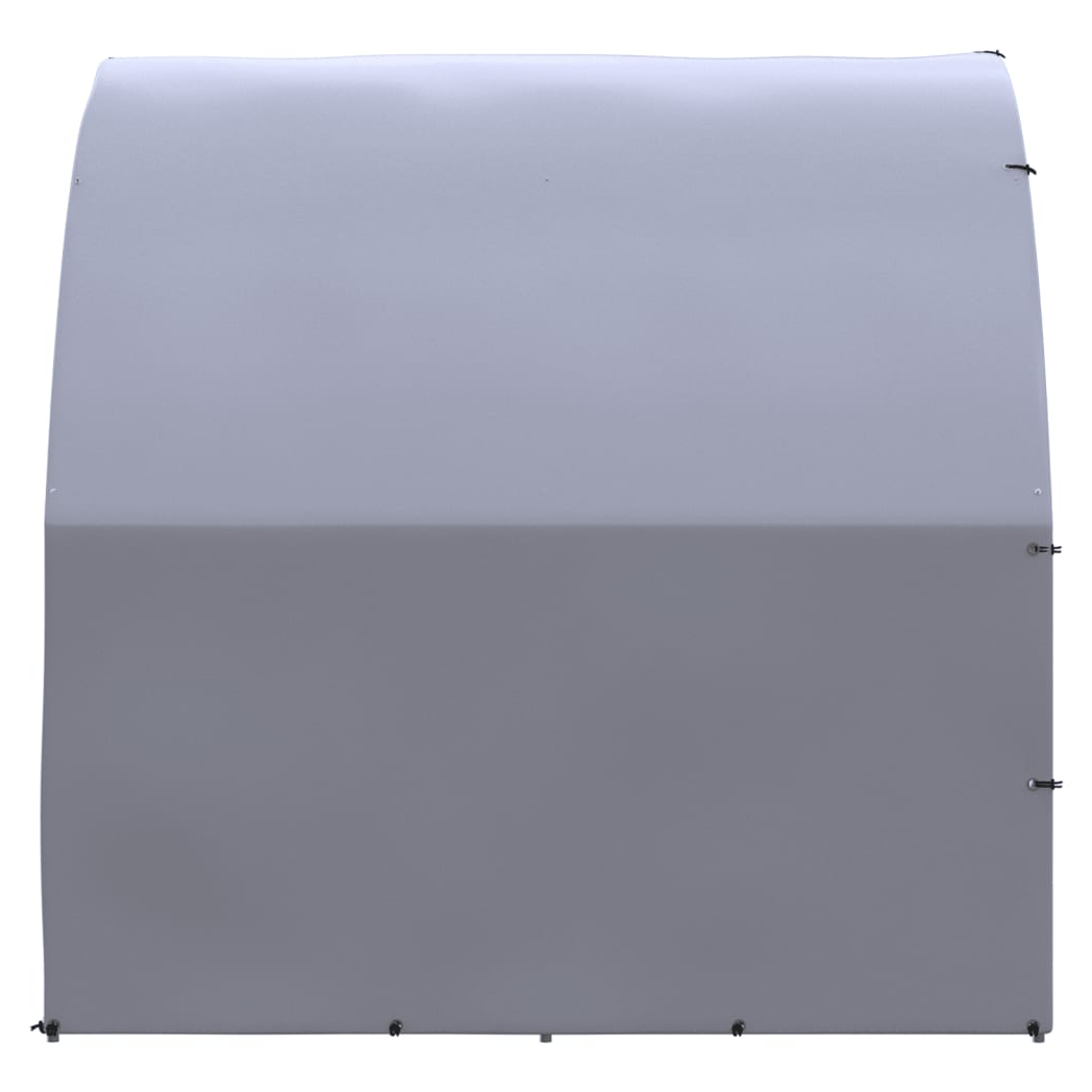 Outdoor Chicken Coop 3x10x2 m Galvanised Steel